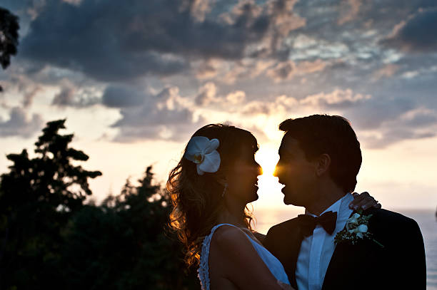 A couple getting married for the second time.